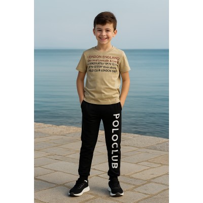 طقم أولاد 2 قطعه ماركة Poloclub صناعه ايطالي